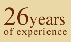 29 años de experiencia